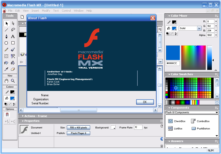 macromedia flash player update download